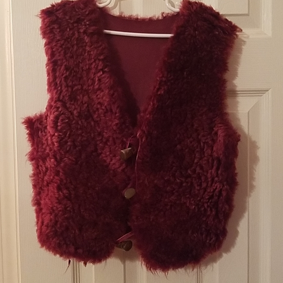 Mulled Wine Wooly reversible vest size small - Picture 4 of 5